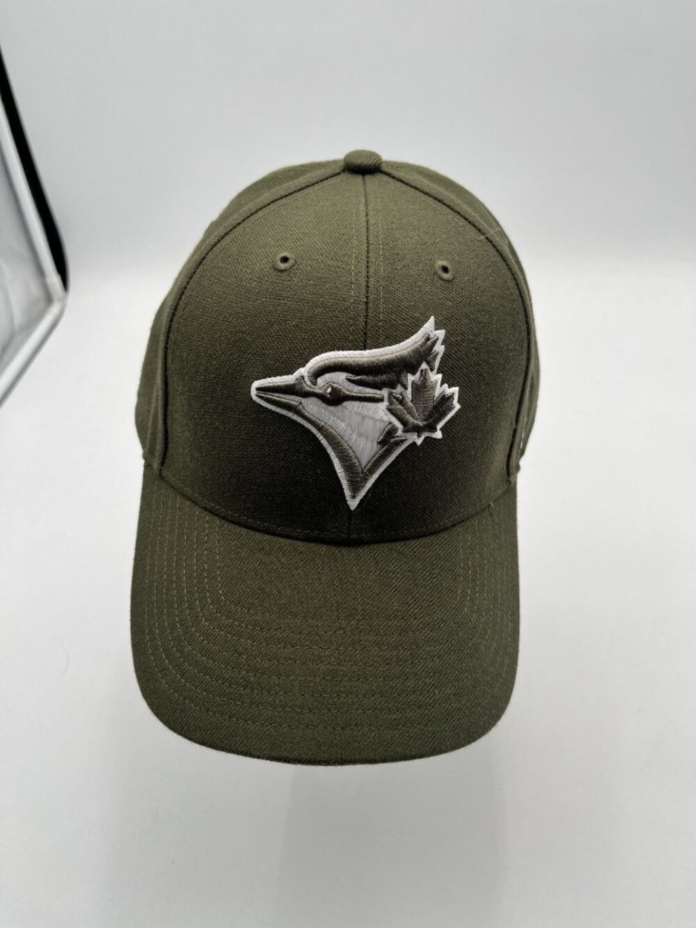 Toronto Blue Jays Olive Green Adjustable Hat By 47 Brand